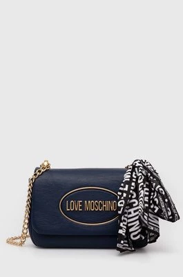 Love Moschino torebka kolor granatowy JC4032PP1LLE100A