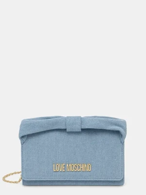 Love Moschino torebka kolor niebieski JC4251PP0MKR0700