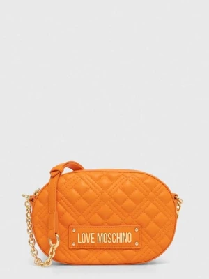 Love Moschino torebka kolor pomarańczowy JC4207PP0CKA0