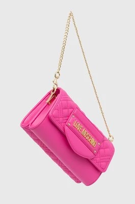 Love Moschino torebka kolor różowy