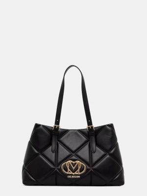 Love Moschino torebka shopper damska czarny