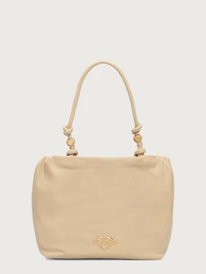 Love Moschino torebka shopper damska z imitacji skóry brązowy