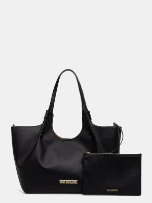 Love Moschino torebka shopper damska z imitacji skóry czarny