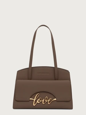 Love Moschino torebka tote damska z imitacji skóry zielony