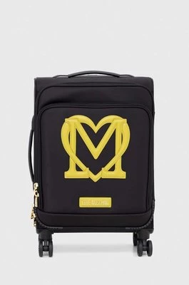 Love Moschino walizka kolor czarny