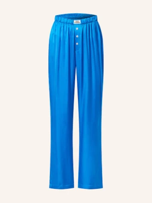 Love Stories Spodnie Od Piżamy Theodore Z Satyny blau