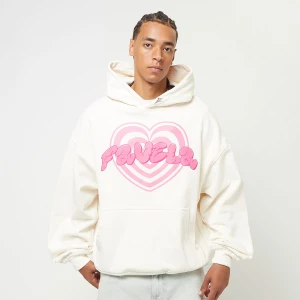 Lover Hoodie, markiFAVELA, Bluzy, w kolorze beż, rozmiar: