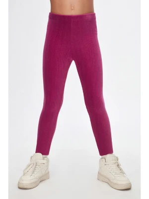 lovetti Legginsy w kolorze ciemnofioletowym rozmiar: 110