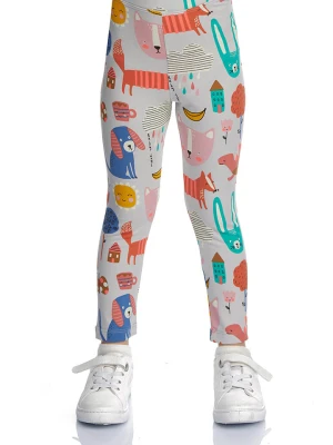lovetti Legginsy w kolorze szarym ze wzorem rozmiar: 104