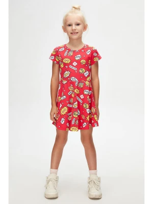 lovetti Sukienka w kolorze czerwonym ze wzorem rozmiar: 116