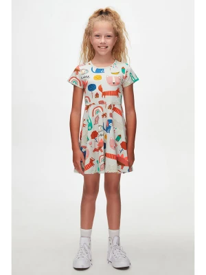 lovetti Sukienka w kolorze szarym ze wzorem rozmiar: 122