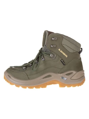 LOWA Skórzane botki turystyczne "Renegade GTX MID" w kolorze khaki rozmiar: 39,5