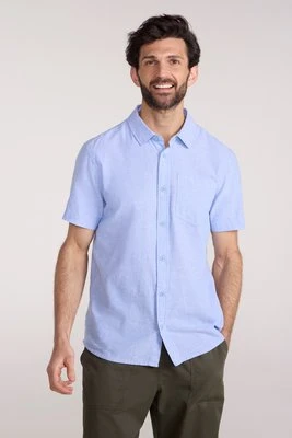 Lowe męska koszula bawełniano-lniana - Blue Mountain Warehouse