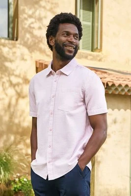 Lowe męska koszula bawełniano-lniana - Purple Mountain Warehouse