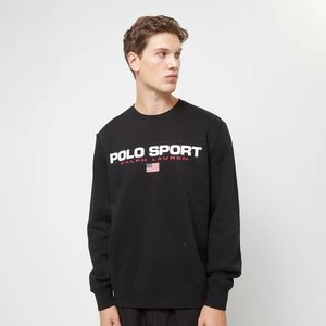 LSCNM5-LONG SLEEVE-KNIT polo black/white, markiPolo Sport Ralph Lauren, Bluzy, w kolorze czarny, rozmiar: