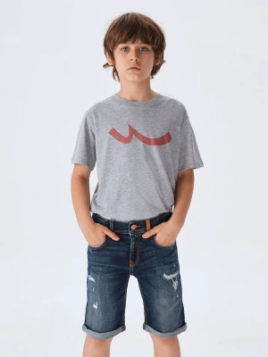 LTB Bermudy dżinsowe "Corvin B" w kolorze granatowym rozmiar: 170