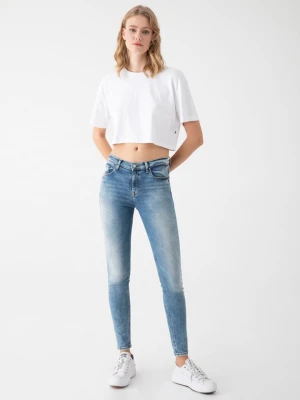 LTB Dżinsy "Amy" - Skinny fit - w kolorze błękitnym rozmiar: W27/L30