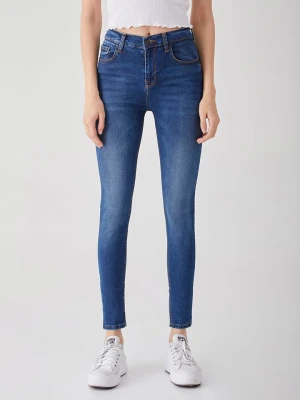 LTB Dżinsy "Amy X Ikeda" - Skinny fit - w kolorze niebieskim rozmiar: W25/L28