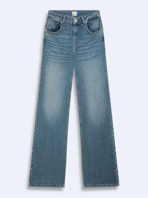 LTB Dżinsy "Danica" - Wide leg - w kolorze niebieskim rozmiar: W29 / L30
