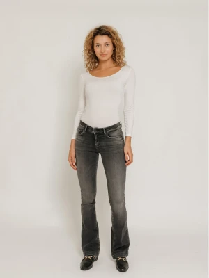 LTB Dżinsy "Fallon" - Flare fit - w kolorze antracytowym rozmiar: W30 / L32