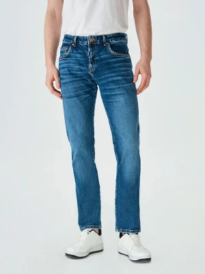 LTB Dżinsy "Hollywood" - Regular fit - w kolorze niebieskim rozmiar: W31/L34