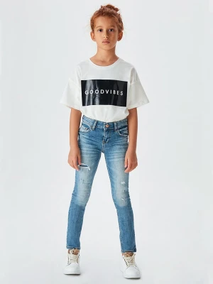 LTB Dżinsy "Isabella G" - Regular fit - w kolorze błękitnym rozmiar: 146