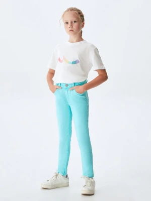 LTB Dżinsy "Isabella G" - Regular fit - w kolorze turkusowym rozmiar: 134