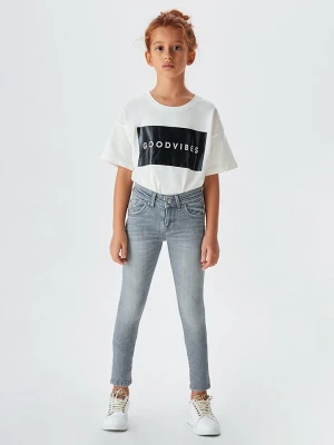 LTB Dżinsy "Julita G" - Regular fit - w kolorze szarym rozmiar: 170