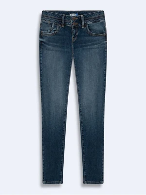 LTB Dżinsy "Julita" - Skinny fit - w kolorze granatowym rozmiar: W27 / L32