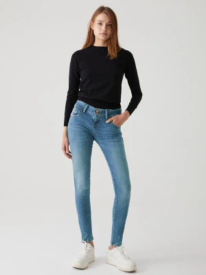 LTB Dżinsy "Maxime" - Skinny fit - w kolorze niebieskim rozmiar: W25/L34