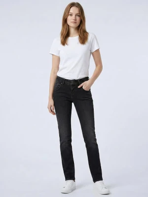 LTB Dżinsy "Molly" - Regular fit - w kolorze antracytowym rozmiar: W28 / L32