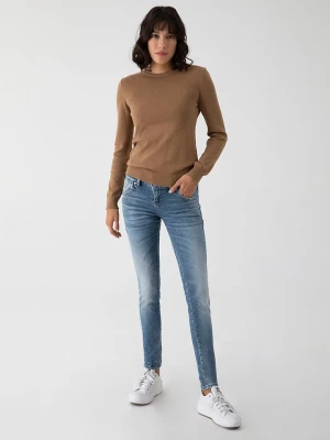 LTB Dżinsy "Molly" - Skinny fit - w kolorze niebieskim rozmiar: W25/L32