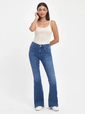 LTB Dżinsy "Novi" - Flared fit - w kolorze niebieskim rozmiar: W25/L34