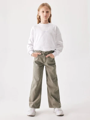 LTB Dżinsy "Oliana G" - Regular fit - w kolorze khaki rozmiar: 134