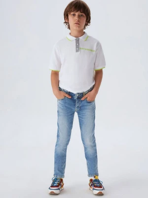 LTB Dżinsy "Smarty B H" - Regular fit - w kolorze niebieskim rozmiar: 158
