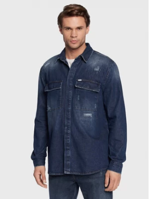 LTB Koszula jeansowa Steven 61020 15358 Niebieski Oversize