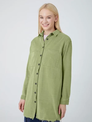 LTB Koszula "Rachella" w kolorze zielonym rozmiar: M