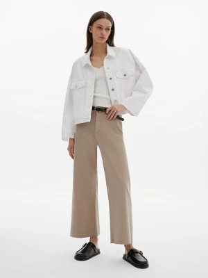 LTB Kurtka dżinsowa "Celia" w kolorze białym rozmiar: M