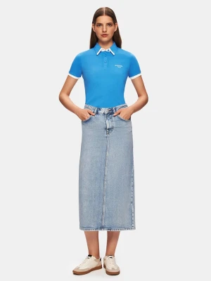 LTB Spódnica dżinsowa "Danica" w kolorze błękitnym rozmiar: L