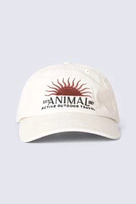 Luca czapka z daszkiem z naszywką - Biały Animal