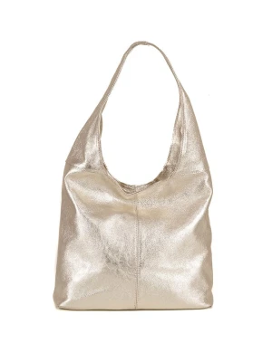 Lucca Baldi Skórzana torebka "Barga" w kolorze złotym - 33 x 32 x 16 cm rozmiar: onesize