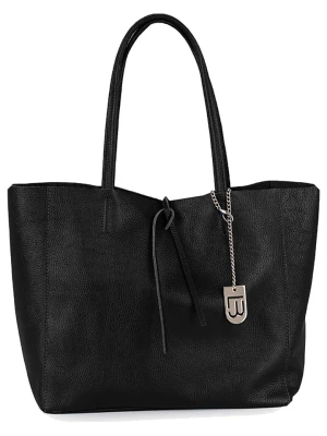 Lucca Baldi Skórzana torebka "Spoleto" w kolorze czarnym - 34 x 28 x 14 cm rozmiar: onesize