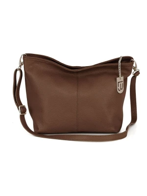 Lucca Baldi Skórzana torebka "Trapani" w kolorze brązowym - 33 x 14 x 25 cm rozmiar: onesize