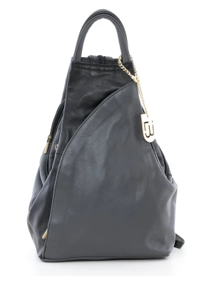 Lucca Baldi Skórzany plecak "Novara" w kolorze czarnym - 29 x 34 x 14 cm rozmiar: onesize