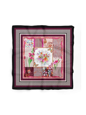 Lucky Bees Chusta w kolorze jasnoróżowo-fioletowym - 55 x 55 cm rozmiar: onesize