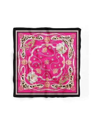 Lucky Bees Chusta w kolorze różowo-jasnoróżowym - 55 x 55 cm rozmiar: onesize