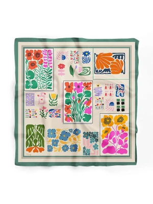 Lucky Bees Chusta ze wzorem - 55 x 55 cm rozmiar: onesize