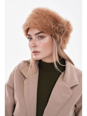 Lucky Bees Czapka w kolorze jasnobrązowym rozmiar: onesize