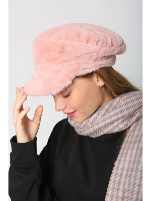 Lucky Bees Czapka w kolorze jasnoróżowym rozmiar: onesize