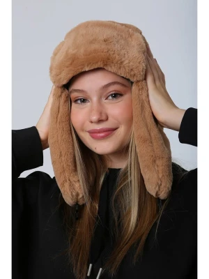 Lucky Bees Czapka w kolorze karmelowym rozmiar: onesize